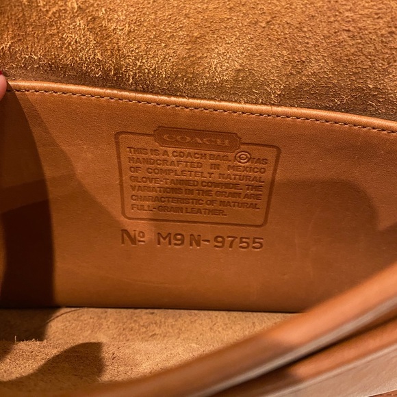 Vintage Coach Penny Pocket 9755 Purse British Tan - Picture 10 of 12